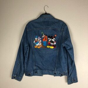 Too Cute Denim Vintage Disneyland Large Unisex